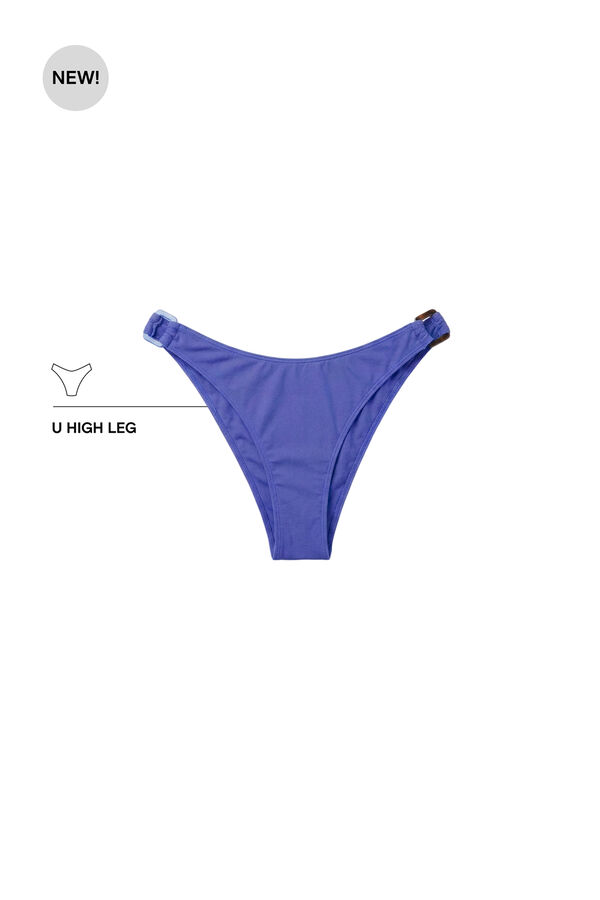 Women'secret Panty de bikini brasile&ntilde;o efecto U azul azul