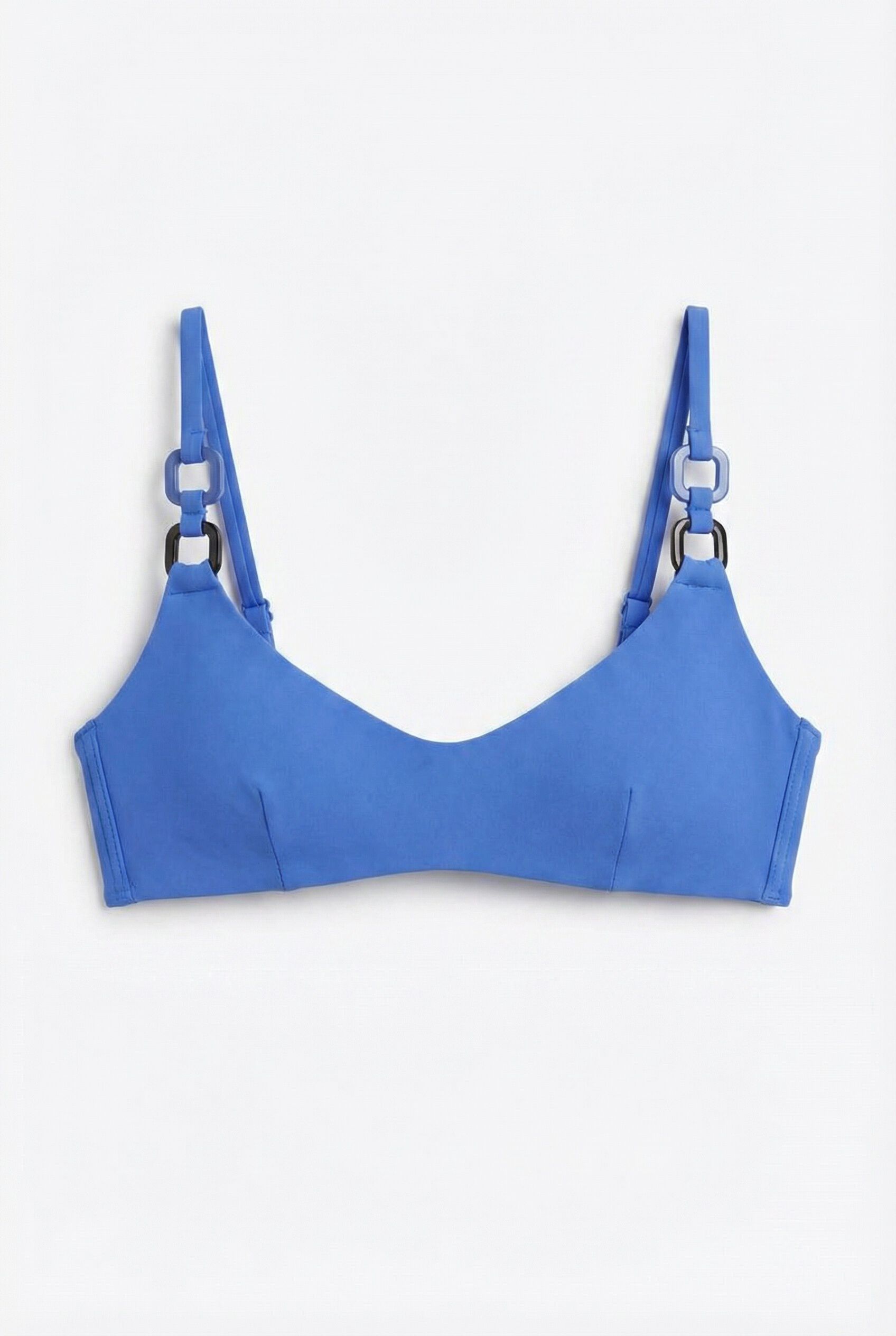 Women'secret Top bikini con varilla interna azul
