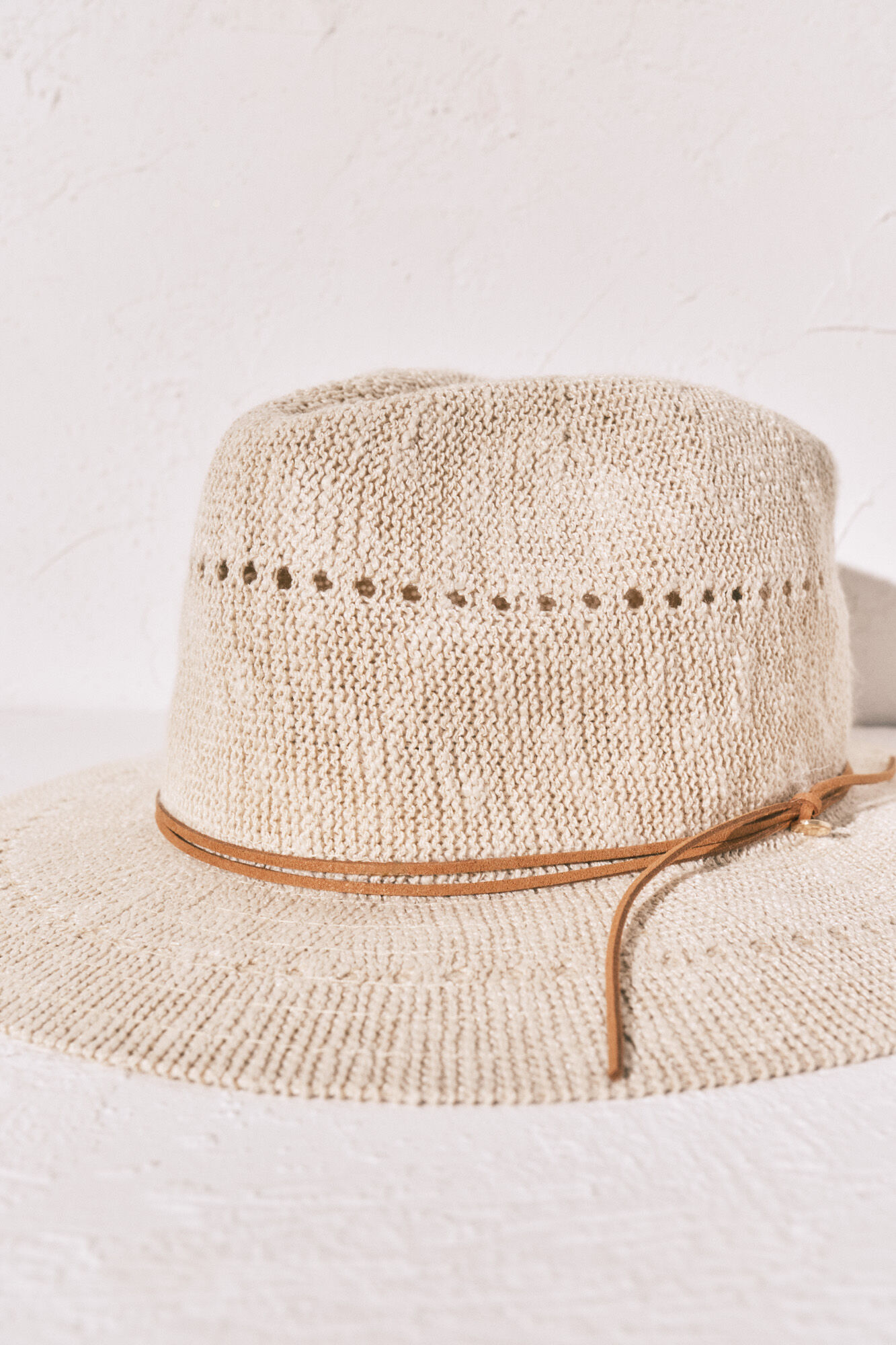 Women'secret Sombrero efecto rafia beige