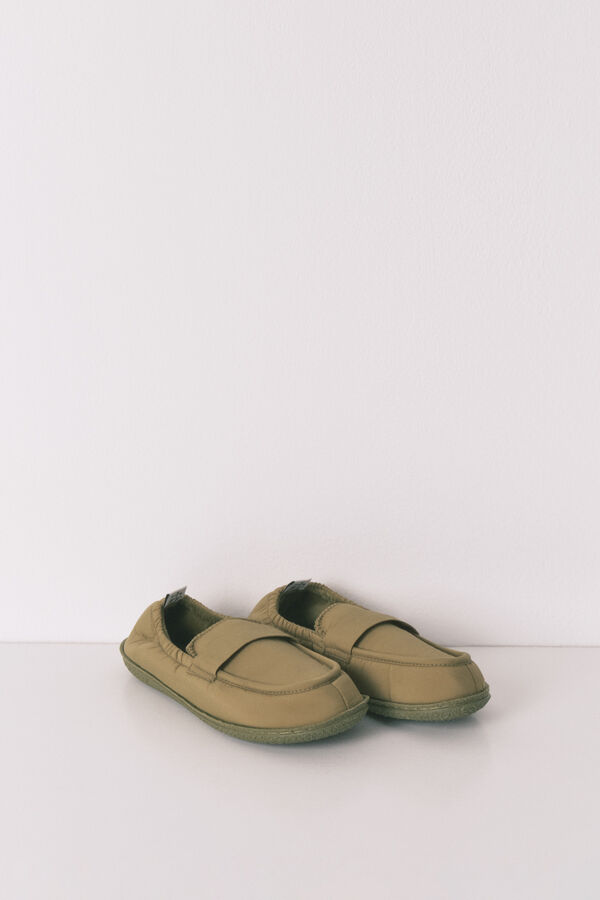 Women'secret Pantuflas mocas&iacute;n verde kaki