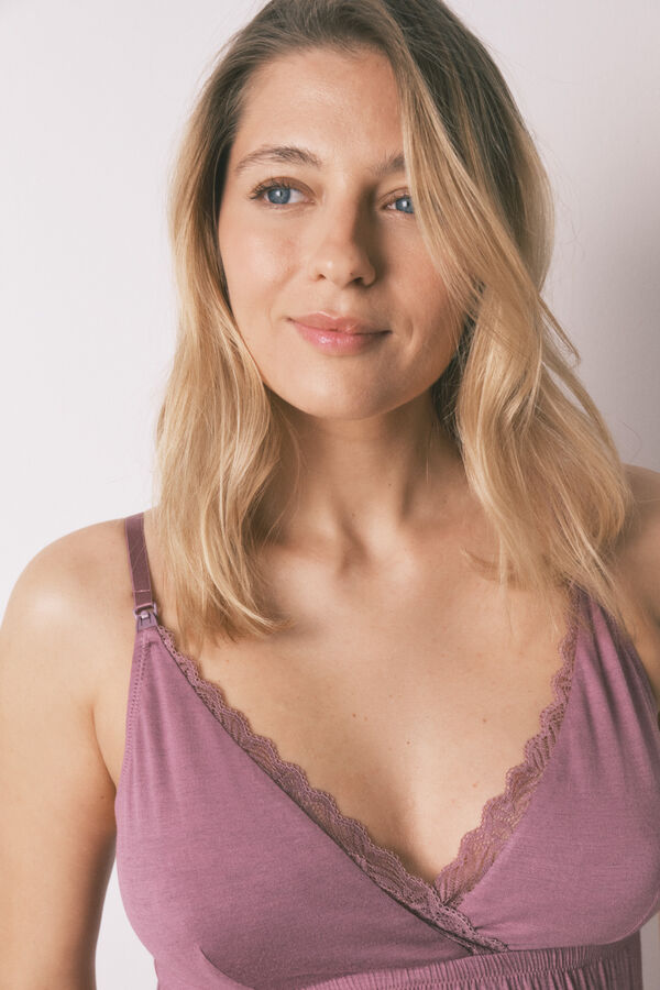 Women'secret Camis&oacute;n maternity de tirantes rosa rosa