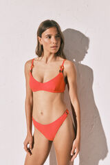 Women'secret Panty de bikini brasile&ntilde;o efecto U naranja naranja