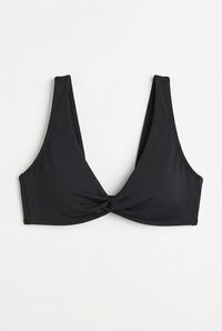 Women'secret Top bikini halter de capacidad negro