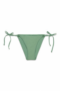 Women'secret Panty de bikini brasile&ntilde;o textura crinkle verde