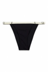 Women'secret Panty bikini cl&aacute;sica color block B&W